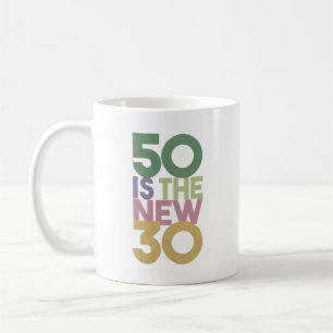 Caneca De Café 50 é o novo 30 - 50º presente de aniversário essen