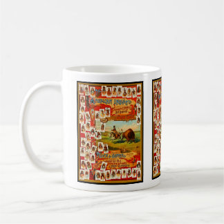 Caneca De Café 50 Famosos Chefes Tribais Nativos Americanos Vinta
