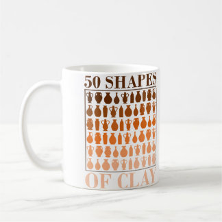 Caneca De Café 50 Formas De Argila - Fã De Cerâmica