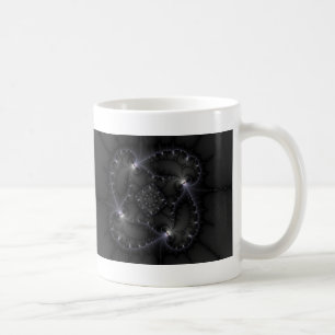 Caneca De Café 50 Formas De Cinzas - Arte Fractal