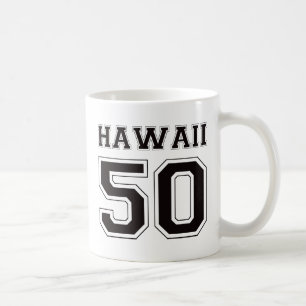 Caneca De Café 50 Havaí - preto