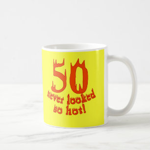 Caneca De Café 50 nunca olhado tão quente