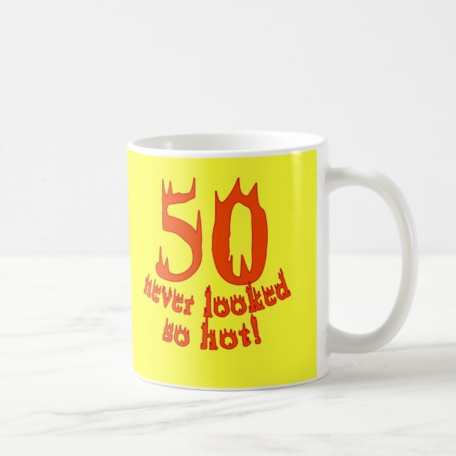 Caneca De Café 50 nunca olhado tão quente (Direita)