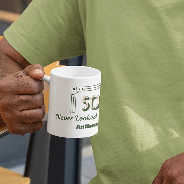 Caneca De Café 50 Nunca Pareceu Tão Bom Aniversário (Criador carregado)