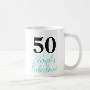 Caneca De Café 50 & Simplesmente Fabuloso