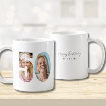 50th Birthday Custom Two Photo 