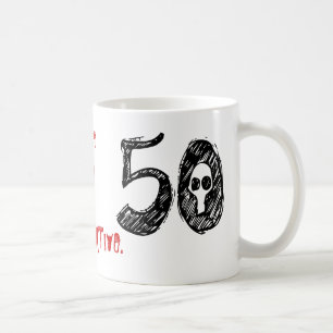 Caneca De Café 50th Presente da mordaça do aniversário
