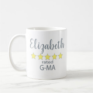 Caneca De Café 5 Mães G com classificação de 5 estrelas
