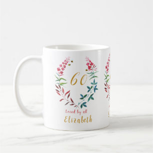 Caneca De Café 60.º aniversário Feminina Plural Personalizada Gir