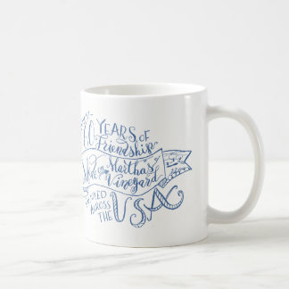 Caneca De Café 60 anos de amizade no vinhedo