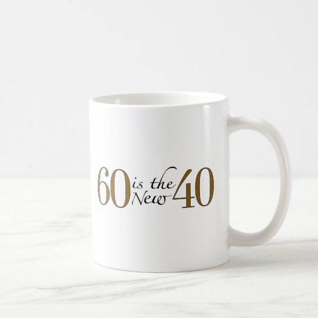 Caneca De Café 60 são os 40 novos (Direita)