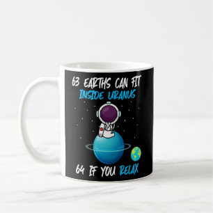 Caneca De Café 63 Terras Podem Ajustado Uranus Funny Astronomy Sp