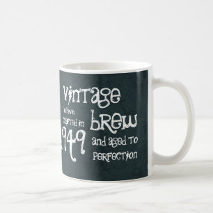 Caneca De Café 65th Fermentação 1949 do vintage do aniversário