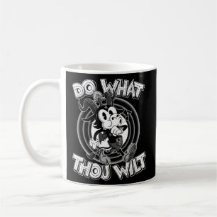 Caneca De Café 666 Faça O Que Desejar Cartoon Satânico Baphomet 3