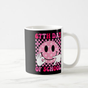 Caneca De Café 67º Dia De Escola 67 Meme Gíria Gen Alpha 6 7 Seis