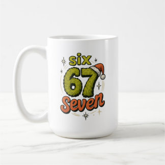 Caneca De Café 67, 6-7 meme, 6 7 engraçado, 67 natal