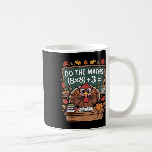 Caneca De Café 67 Ação de Graças Professor Peru Seis Sete Meme Fa (Direita)