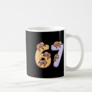 Caneca De Café 67 Animais Engraçado 67 Brainrot Juventude Criança