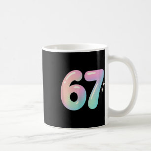 Caneca De Café 67 Aura Energia Alfa Gíria Meme da Internet