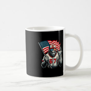 Caneca De Café 67 Bigfoot Meme Engraçado Six Seven Gíria Gen Alph