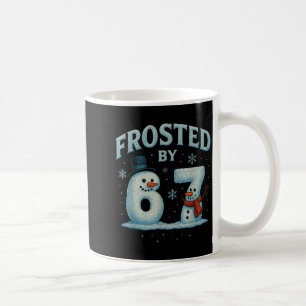 Caneca De Café 67 Boneco de Neve de Natal 6 7 Meme da Internet Na