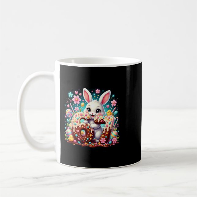 Caneca De Café 67 Bunny Six Seven 6 7 Dia de Páscoa Crianças (Esquerda)