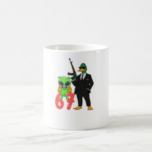 Caneca De Café 67 camiseta estilo pato camiseta