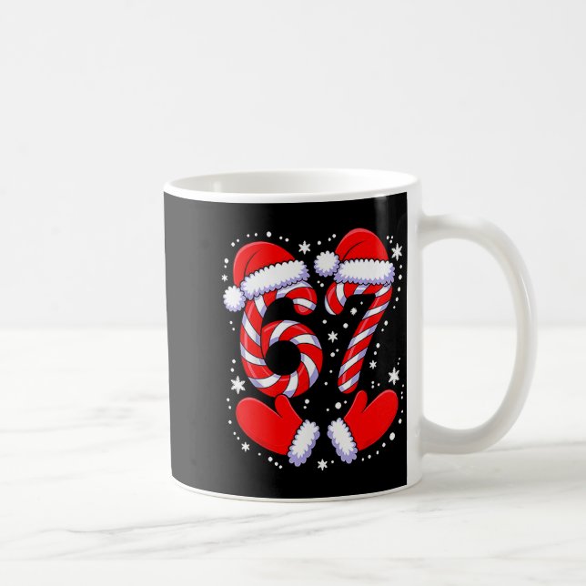 Caneca De Café 67 Candy Canes Santa  (Direita)