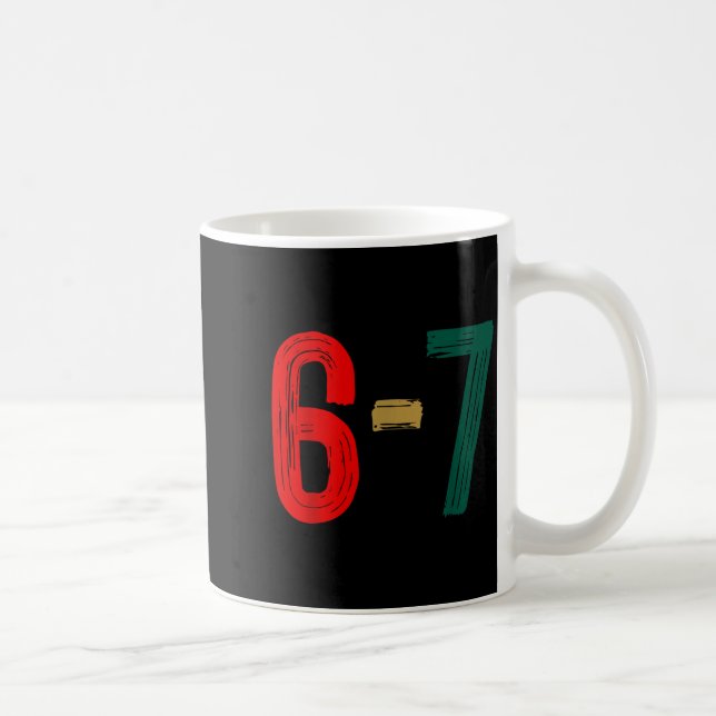 Caneca De Café 67 Christmas 6 7 Meme Pajamas Holiday Gen Alpha Sl (Direita)