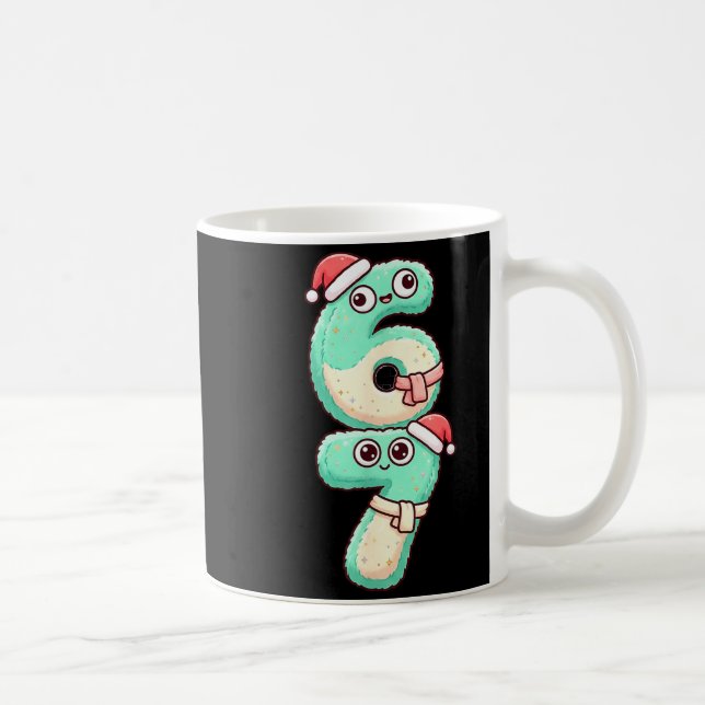 Caneca De Café 67 Christmas Kawaii Pastel Design  (Direita)