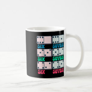 Caneca De Café 67 Contando Blocos de Dominó Professor de Matemáti