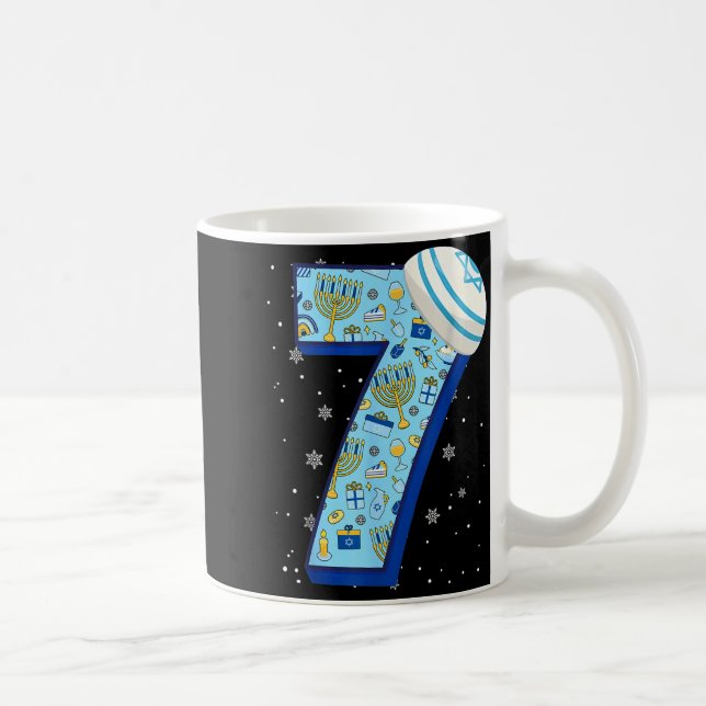 Caneca De Café 67 Couple Hanukkah Matching Six Seven Meme Jewish  (Direita)