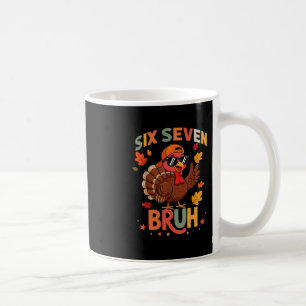 Caneca De Café 67 Dia de Ação de Graças Engraçado Seis Sete Meme