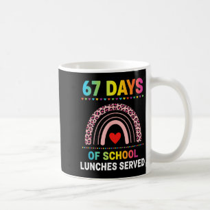 Caneca De Café 67 Dias De Almoços Escolares Servidos 6 7 Meme Arc