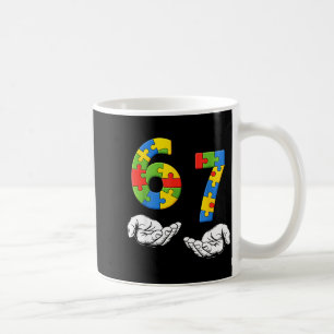 Caneca De Café 67 divertido seis sete geração meme conscientizaçã