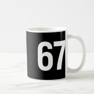 Caneca De Café 67 Estilo de Energia Aura Alpha Gen-z Meme
