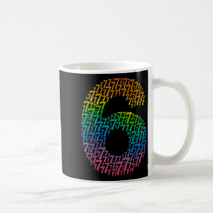 Caneca De Café 67 Fantasia de Halloween Arco-íris Engraçado 6 7