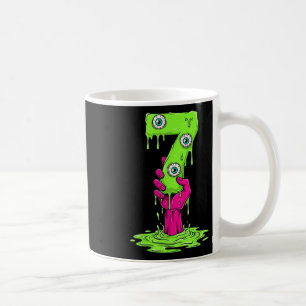 Caneca De Café 67 Fantasia de Halloween Número 7 Sete Meme Engraç