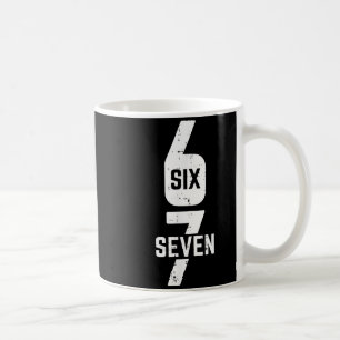 Caneca De Café 67 Fantasia Seis Sete Meme Número 6 7 Nisso Homens