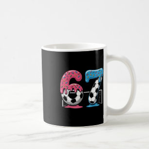 Caneca De Café 67 Futebol Esporte Fã Sorvete Derramando 6 7 Seis 