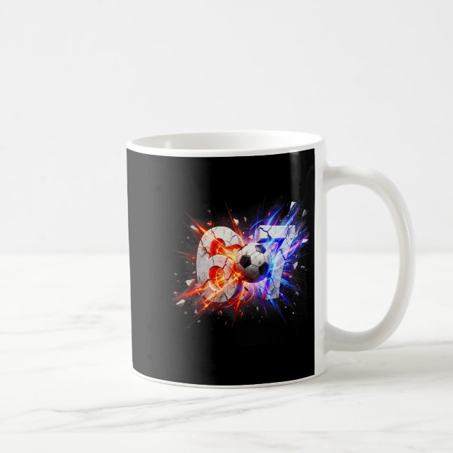 Caneca De Café 67 Futebol Seis Sete 6 7 Meme 67  (Direita)