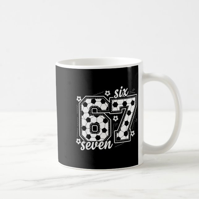 Caneca De Café 67 Futebol Six Seven 6 7 Meme 67 _2  (Direita)