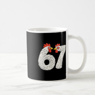 Caneca De Café 67 Galinha Meme Seis Sete Divertido Crianças Adole