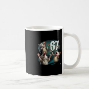 Caneca De Café 67 Gambá Uivando Para a Lua 67 6 7 Dia das Bruxas