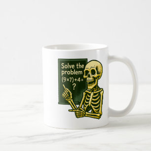 Caneca De Café 67 Halloween Math Engraçado Seis Sete Meme Brainro