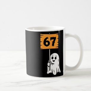 Caneca De Café 67 Humor de meme 6-7 Seis Sete Halloween 