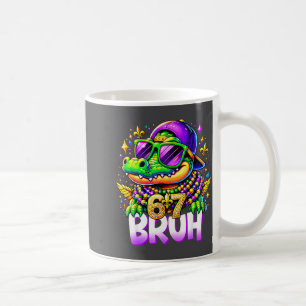 Caneca De Café 67 Mardi Gras Jacaré Mardigator Six Seven Bruh