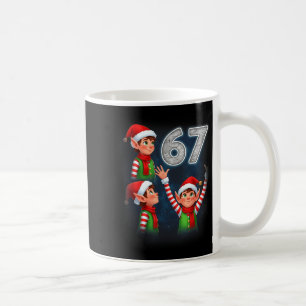 Caneca De Café 67 Meme Elfo Uivando Para A Lua Paródia Engraçado