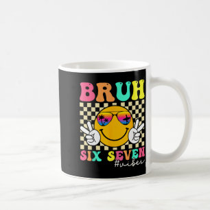 Caneca De Café 67 Meme Geração Alfa Gíria 6 7 Seis Sete Bruh Engr