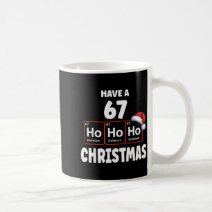 Caneca De Café 67 Meme Ho Ho Ho Hólmio Elemento Químico 67 Peri